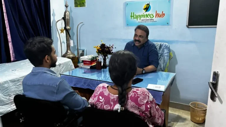 Counselling session at Happiness Hub Kannur
